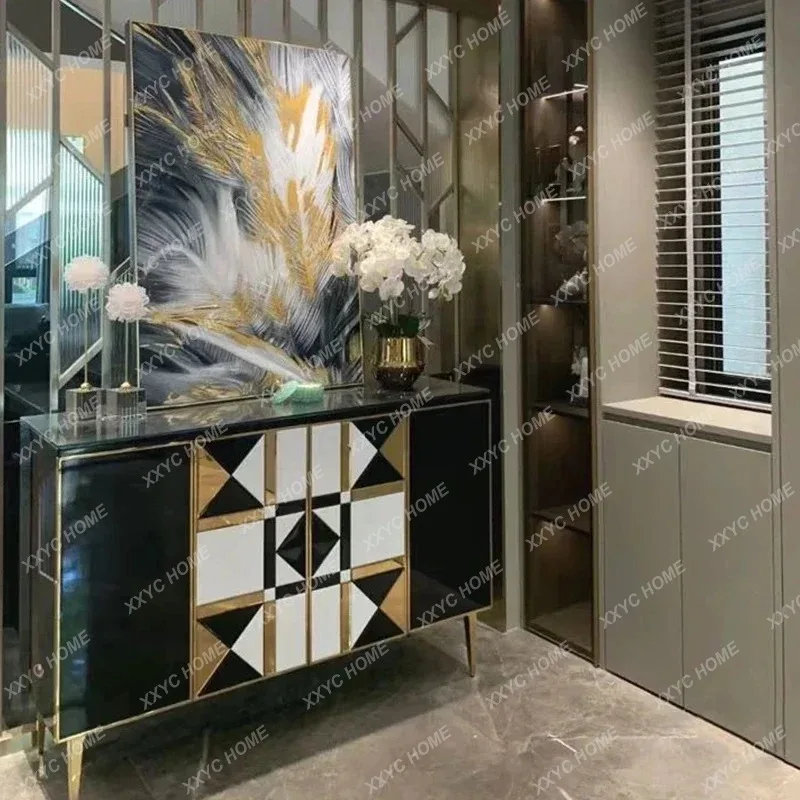 XX Hot sales  light luxury door cabinet, living room storage locker, aisle corridor, wall partition, home shoe cabinet