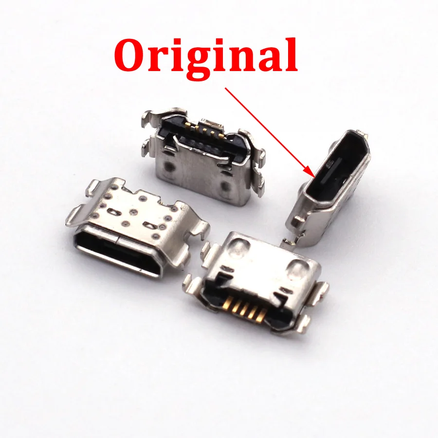 Conector de carga Micro USB Original para Xiaomi Redmi 9A 9C Pocophone POCO C3, 10-100 unidades