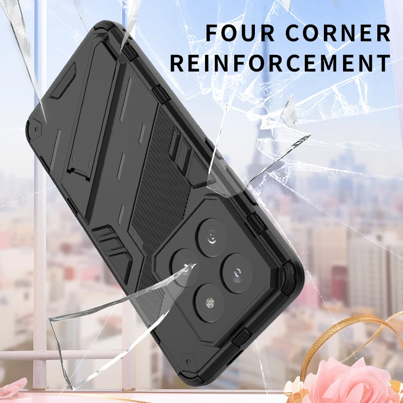 Shockproof Armor Case For Xiaomi 14 11T Mi 10T 11 Lite Phone Cover for Redmi Note 9 10 Pro Max 9A 9C 9T 9S 10S 11S Back Coque