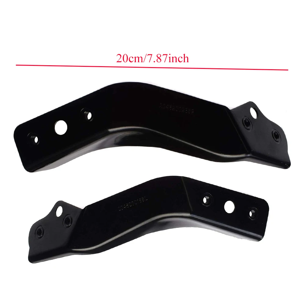 1 Pair Front Left & Right Bumper Bracket For Mercedes-Benz C250 C300 C350 GLK250 GLK350 C63 AMG 2046200285 2046200185