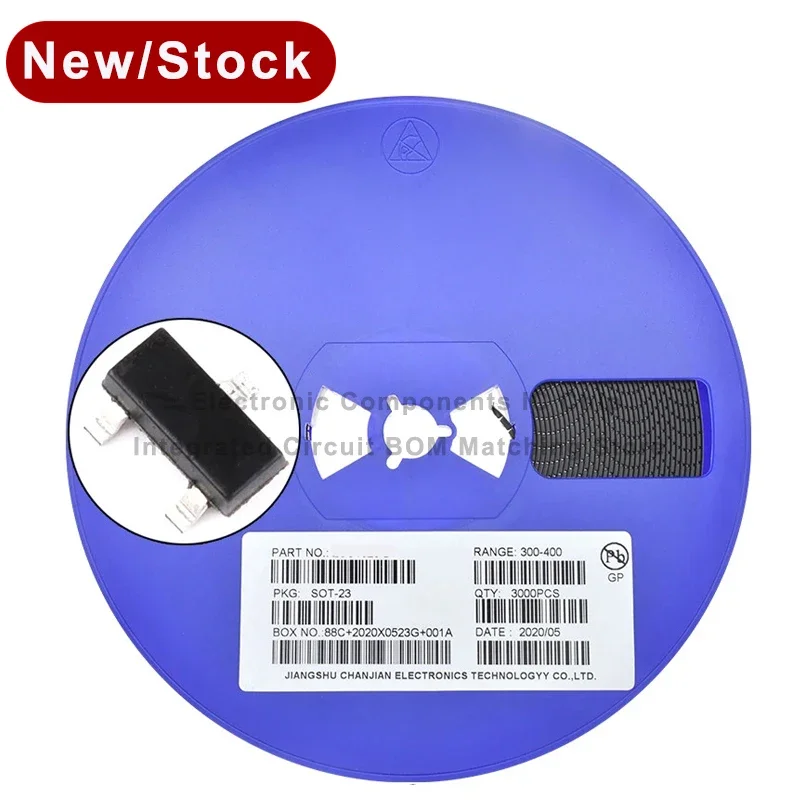 

3000 шт. 2N3906 MMBT3906 2A MMBT3906LT1G 3906 200 мА 40 В SOT-23 SOT23-3 PNP SMD триодный транзистор новый оригинальный