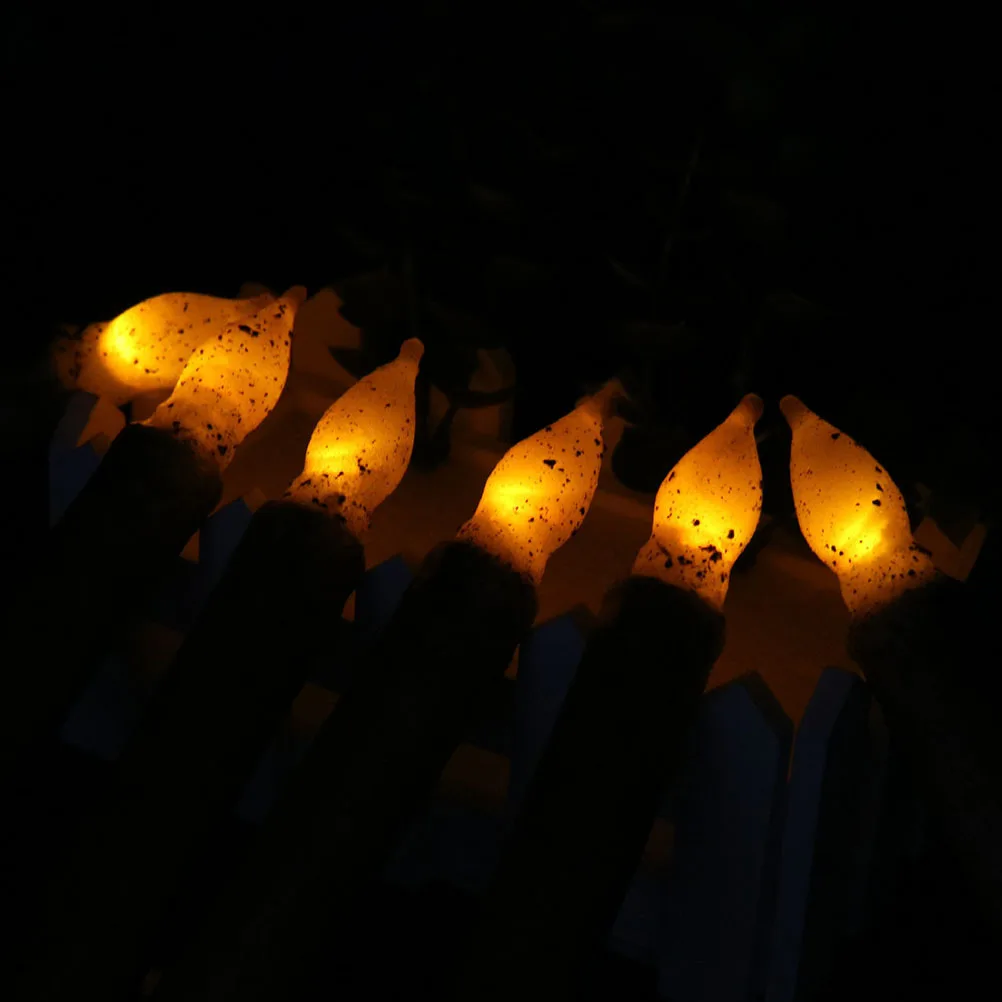 

6pcs Led Electric Lamps Black Decorative Light For Wedding Party Christmas Halloween Home Bar Church Decoration