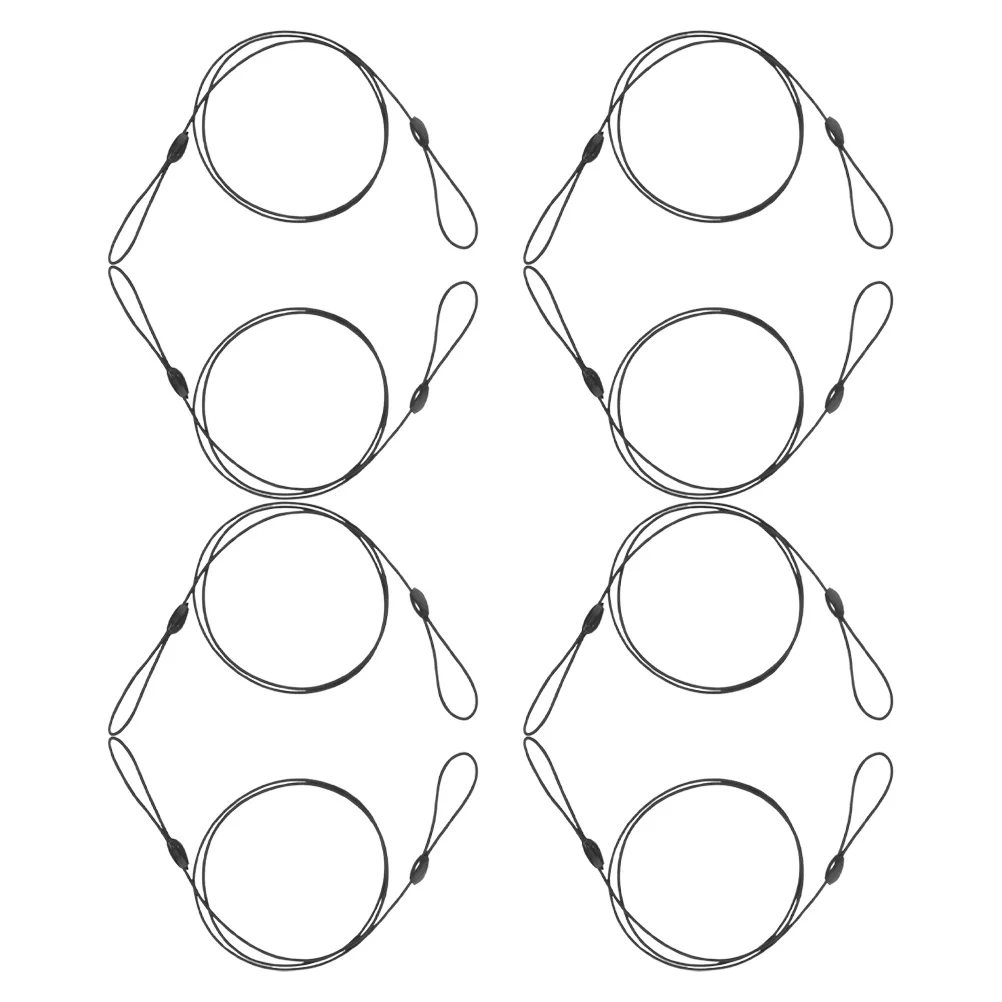 

8Pcs Elastic Id Badge Lanyard Retractable Spring Cord High Elasticity Holder for Stylus Pen Mask Anti Lost Tether Strap