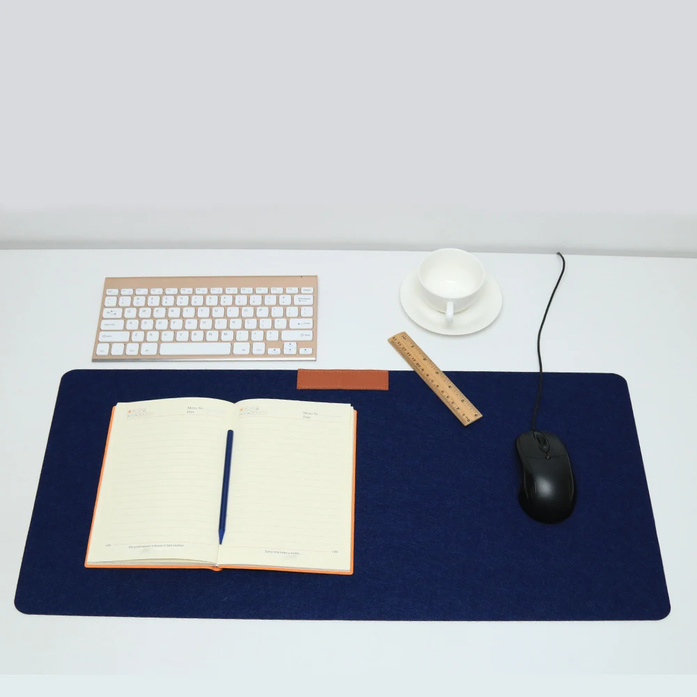 Desk Table Mouse Pad Soft Felt Gamer Mouse Pad Non-slip Desktop Keyboard Gaming Mousepad Mats for Home Office 60*30cm