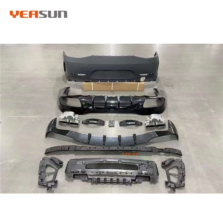 Kit Bodi Penuh Kualitas Tinggi Gaya GT untuk Body Kit Seri Hitam Amg Gt 2018 2019 2020