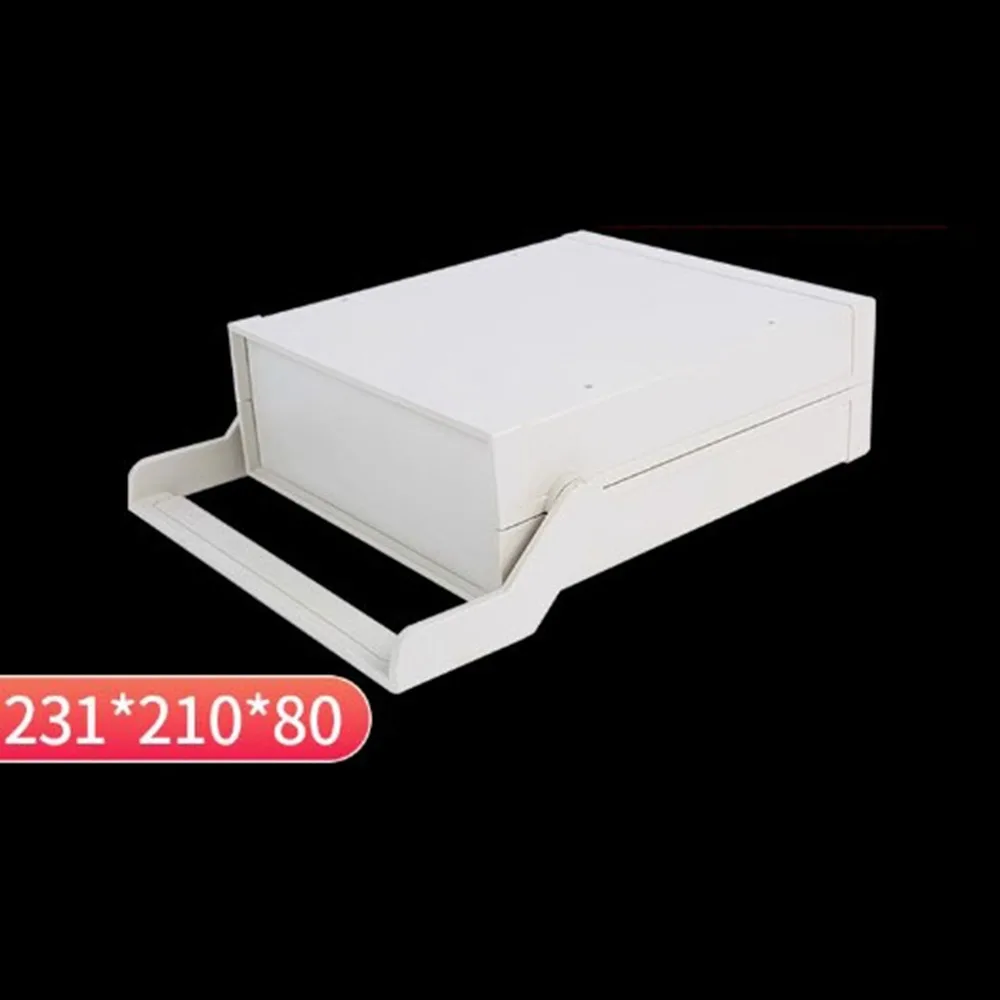 Image of Neue ABS Kunststoff DIY Gehäuse Instrument Fall Wasserdicht Grau Elektrische Liefert Fall Mehrfarbige USB Power Junction Box