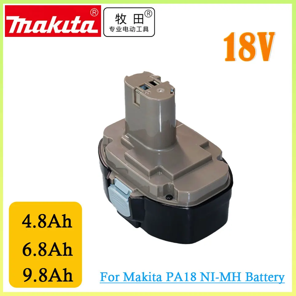 

For Makita 18V 4800MAH/6800MAH/9800MAH Ni-MH Battery Replace PA18 1822 1823 1833 1834 1835 1835F 192828-1 192829-9