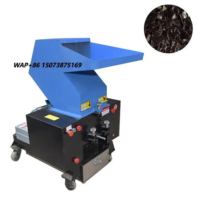 7.5hp Plastic Crusher Mini Plastic Bottle Shredder Copper Cable Granulator and Waste Plastic Chopping Crushing Recycling Machine