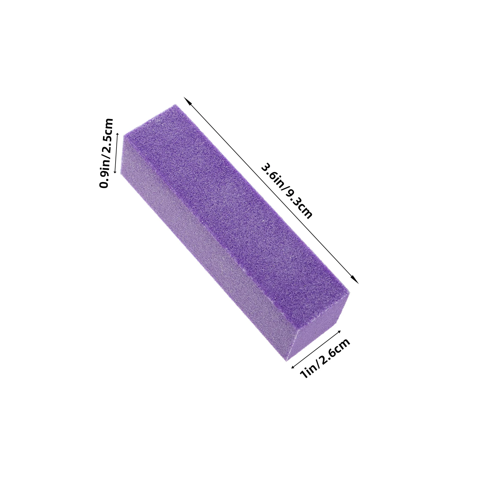 6 pçs arquivos de unhas buffers reutilizáveis seguro natural acrílico unhas manicure conjunto de ferramentas pequena arquivo de unhas