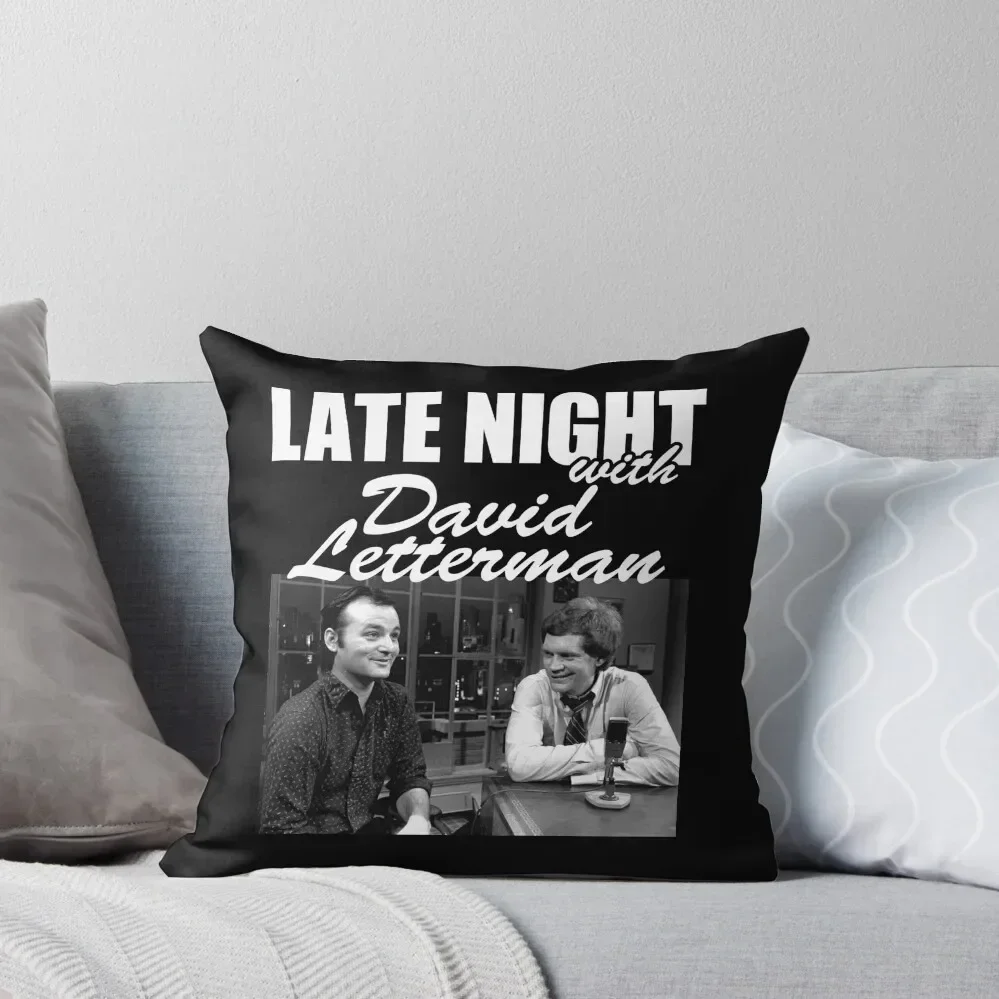 Late Night With David Letterman Throw Pillow Pillow Case Christmas sleeping pillows Decorative Sofa Cushion pillow