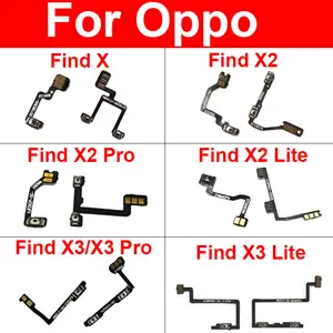Bilashmart OPPO Find X2 X3 Pro X2 X3 Lite Power Volume Flex Cable Side Button Flex Ribbon Replacement Parts
