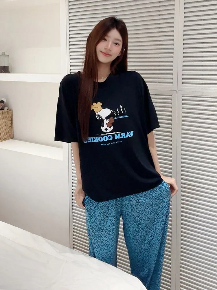pijama-de-mujer-comodo-de-algodon-modal-con-estampado-de-leopardo-manga-corta-y-pantalon-largo-ropa-de-casa-fresca-para-verano-tipo-sensacion-fresca-para-damas