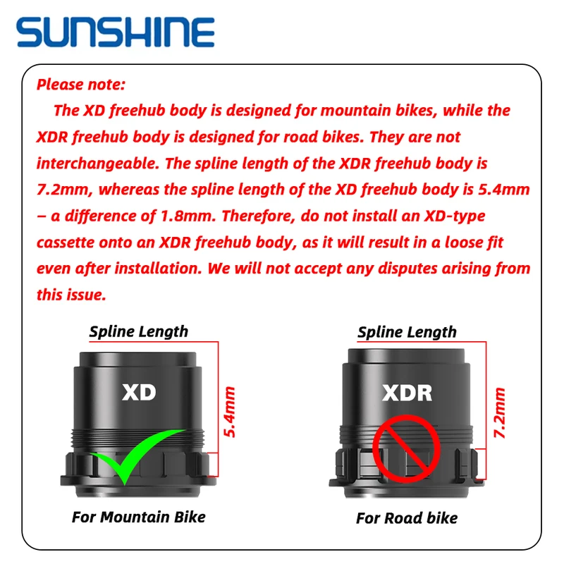 Cassete 12V Sunshine XD para Mountain Bike 9T-50T em Preto — foto 3