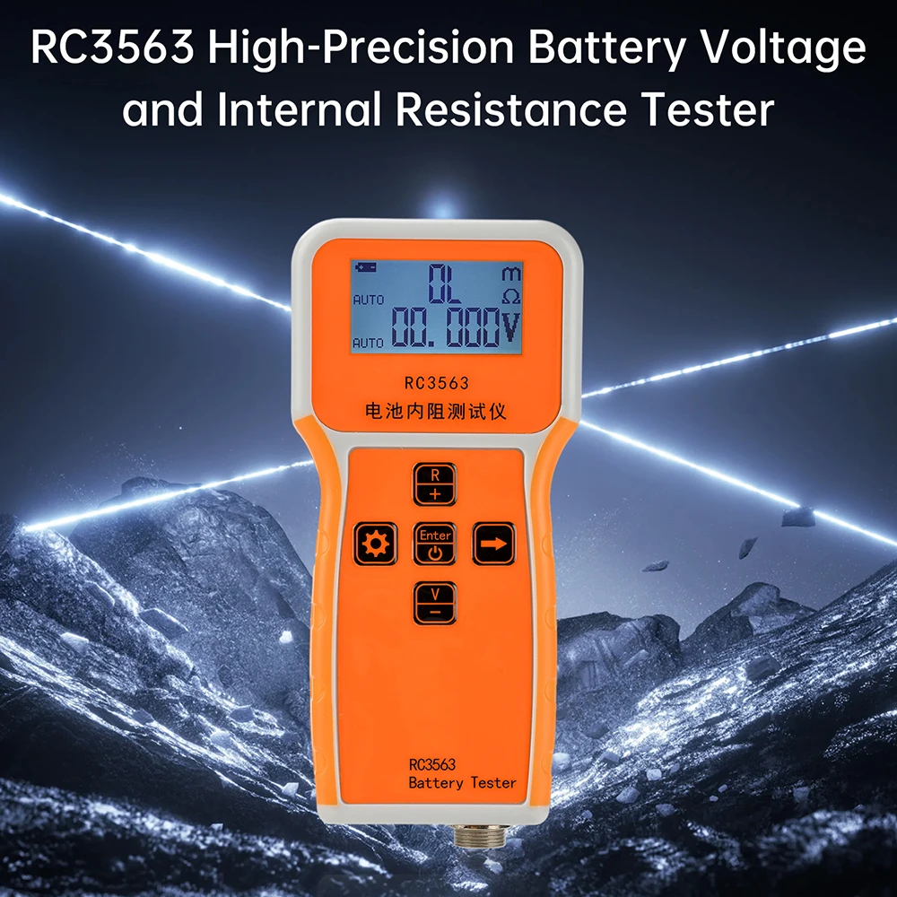 

High-precision RC3563 Battery Voltage Internal Resistance Tester ternary lithium /LiFePO/18650/storage battery Tester Ohmmeter