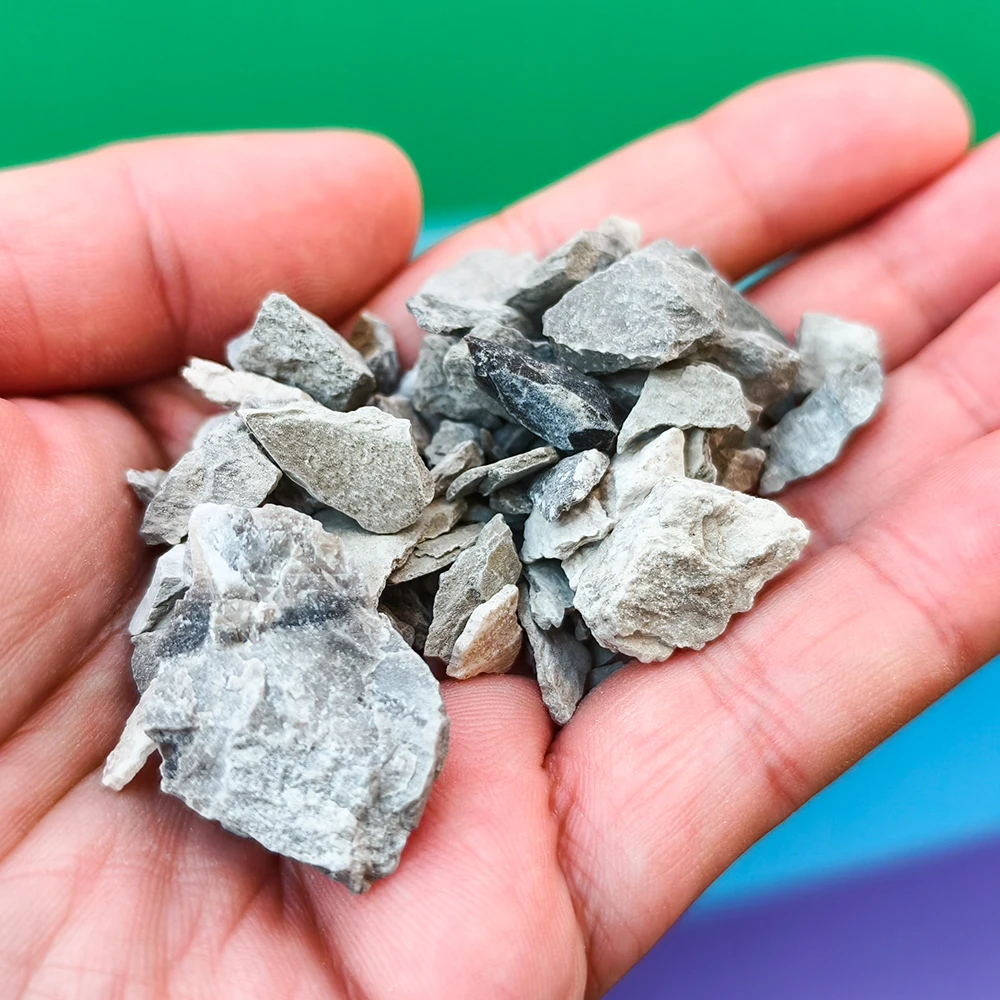 Mineral Natural en miniatura, Micro ferrocarril, piedra triturada, materiales de cama de carretera, modelo de construcción DIY, diseño de escena, Kits de Diorama, 1 bolsa