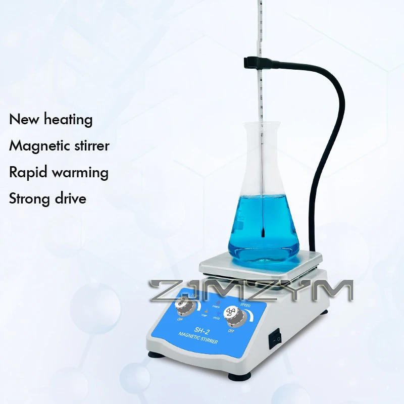 Laboratoryjne mieszadło magnetyczne SH-2, laboratoryjne mieszadło magnetyczne z funkcją ogrzewania. Laboratoryjne urządzenia termostatyczne