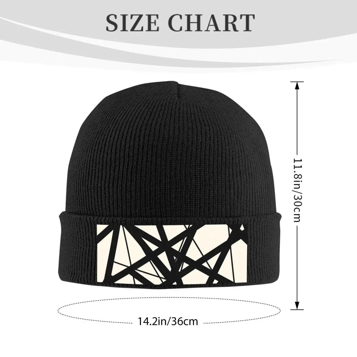 EVH Authentic Stripes Van Halen (eggshell) Warm Knitted Cap Winter Knit Bonnet Hat Skullies Beanies Hip Hop Caps for Unisex