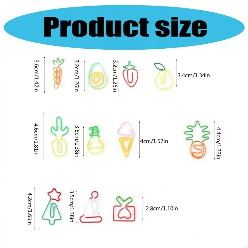 2025 10pcs FRUTAS FRUTAS FRACKSED CLIP