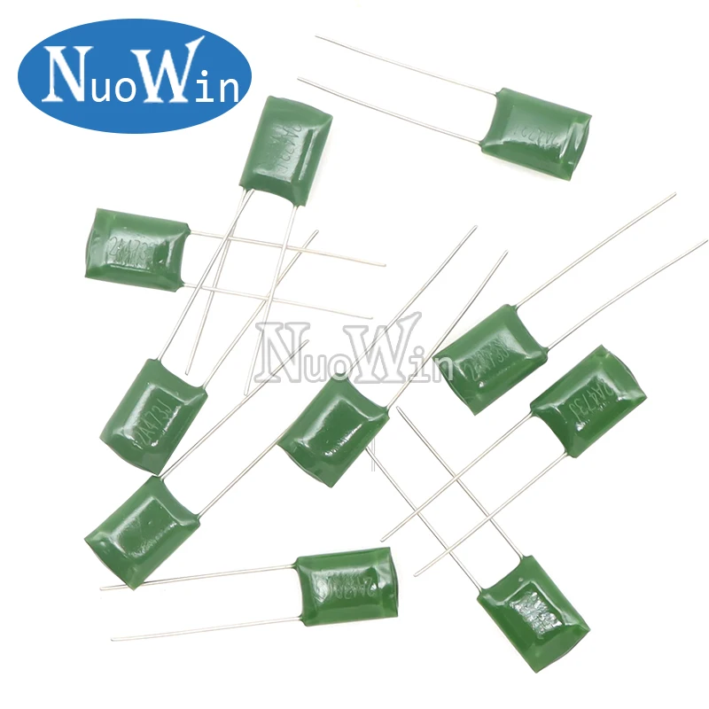 180pcs=18value*10pcs Polyester film capacitor Assorted Kit contains 2A104J 2A332J 2A472J 2A103J 2A333J 2A473J 2A563J 2A223J