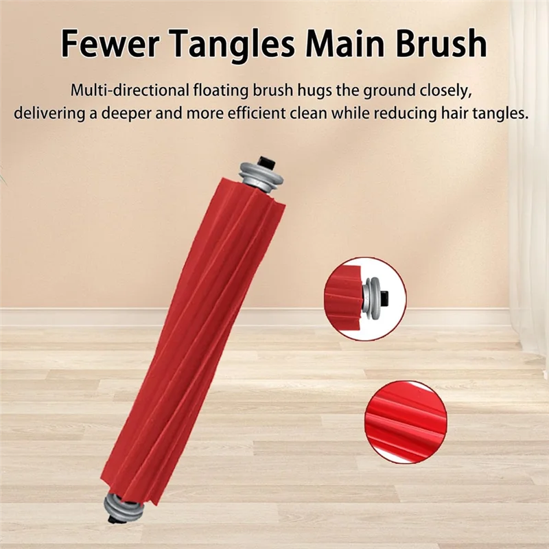 A74G-For Roborock Qrevo S/Qrevo Plus/Qrevo Maxv/Qrevo Pro ملحقات المماسح فلتر Hepa أجزاء كيس الغبار للفرشاة الجانبية الرئيسية