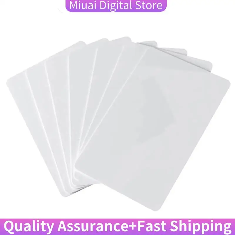 

White Card IC Contactless 13.56Mhz 50Pcs Proximity Card Access Card Attendance Card S50-A74Z
