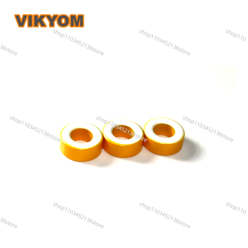 50PCS Ferrite Core Toroid Core  T106-26 Ferrite Chokes Ring Iron Inductor Ferrite Rings Yellow White