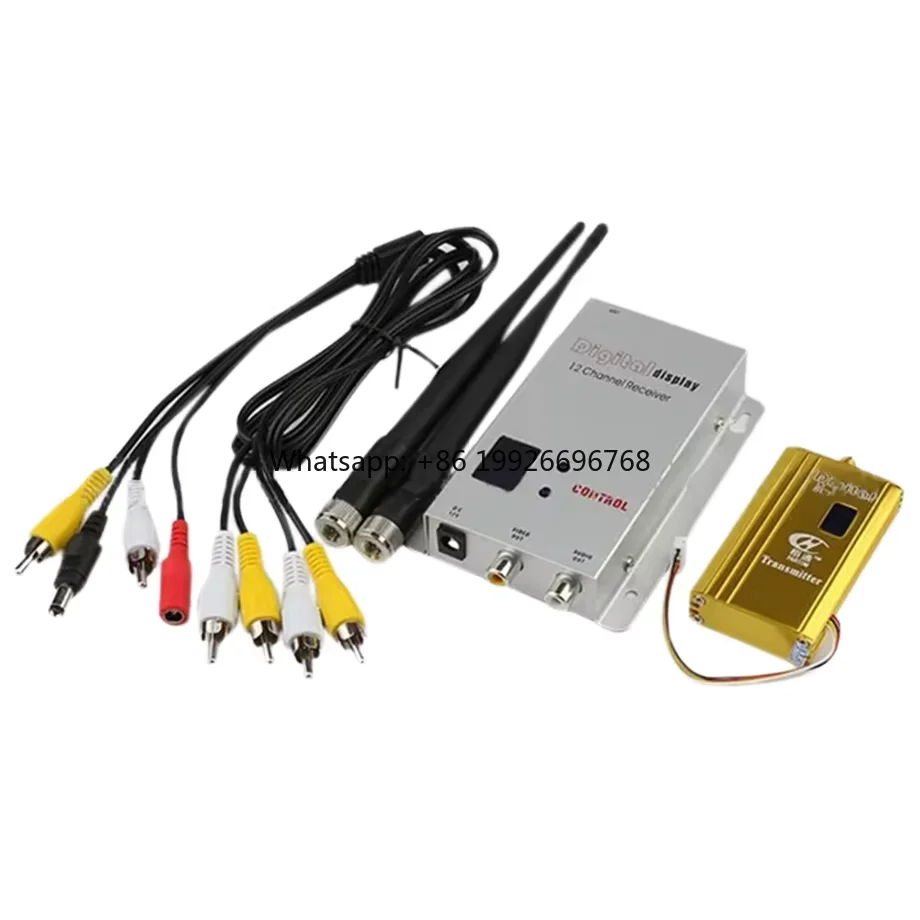 

PFLY FPV VTX Transmitter Receiver 1.2/1.3Ghz 8CH 1500mw Wireless AV Sender TV Audio Video Combo 250 FPV RC Parts