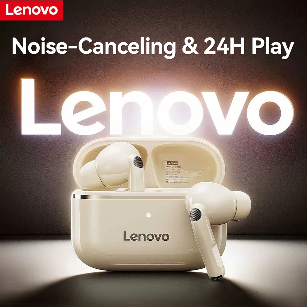 

Lenovo True Wireless Earbuds EA230, 13mm Drivers with Big Bass, Bluetooth 5.4, 24H Long Playtime