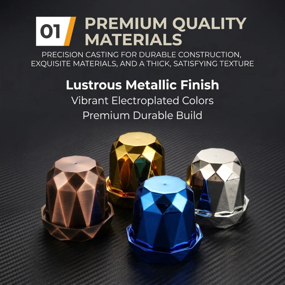 

Electroplated Silent Dice Cup Lined with Velvet with Bottom Bracket Dice Cup with 5 Piece Dice Suitable for Bar, Party Gathering