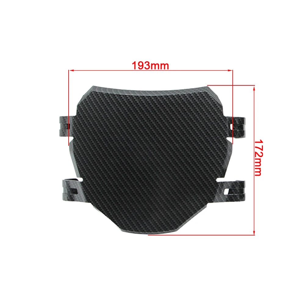 Universal Electric Bike Number Plate Carbon Fiber For Surron S X Talaria Sting MX3 MX4 Dirt Bike Motocross Electric E-Bike