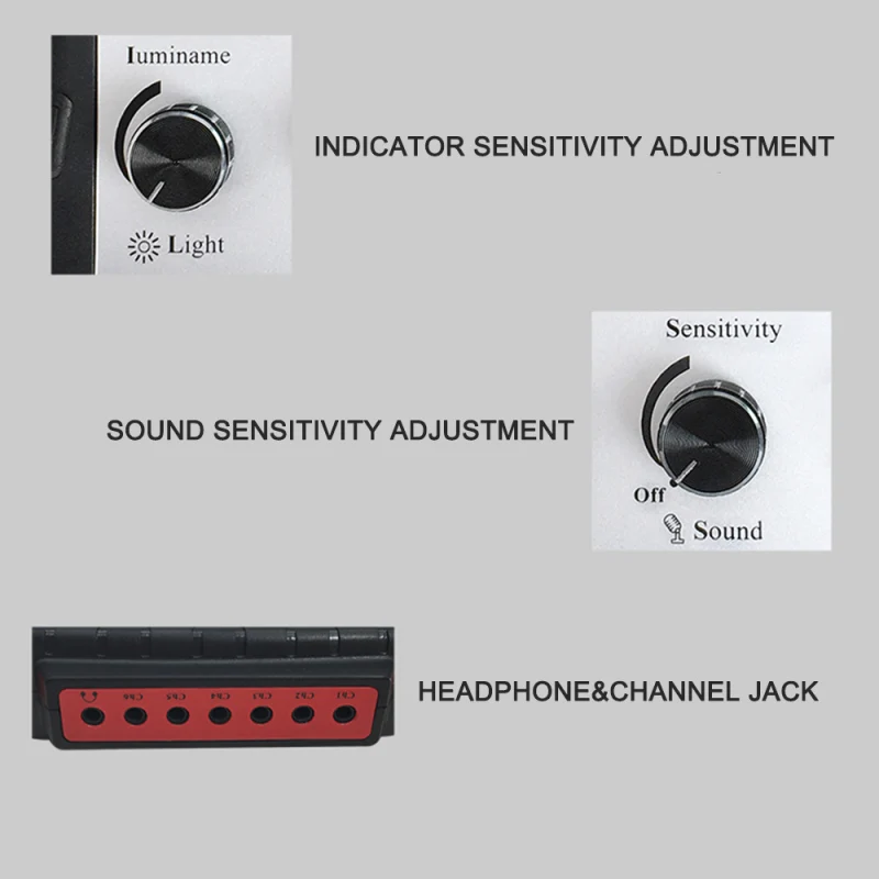 Electronic Stethoscope Car Noise Finder Diagnostic Listening Device Machine Multi-Channel Noise Detector Abnormal Sound Detector