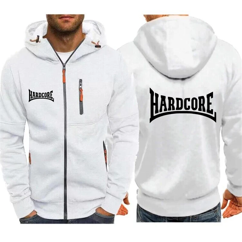 Hoodies Men Jacket Hardcore Ma1 Bomber Print Casual HipHop Harajuku Hooded Sweatshirts Mens Zipper Jacket Man Hoody Clothing