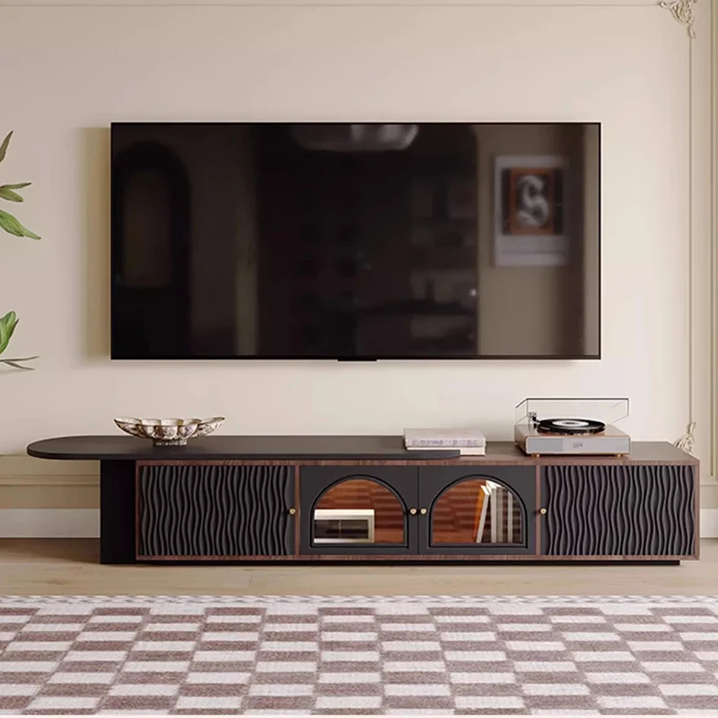 

French Elegant Tv Stand Artistic Design Vintage Premium Tv Stand Aesthetic Classic Muebles Para Habitación Furniture Home