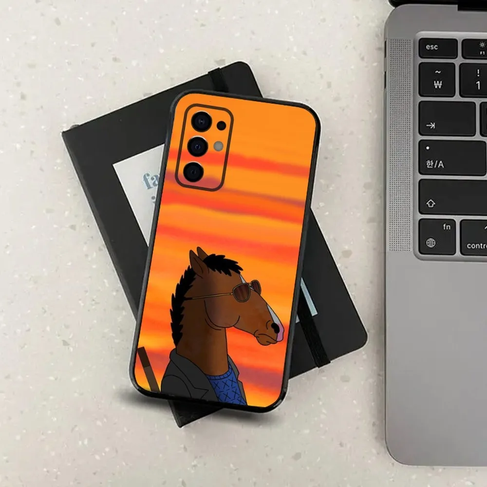 B-Bojack cartoon Horseman funny Phone Case For Samsung S24,S21,S22,S23,S30,Ultra,S20,Plus,Fe,Lite,Note,10,9,5G Black Soft Cover