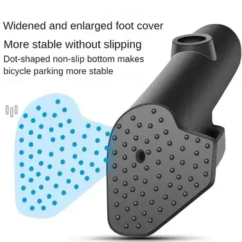 Béquille de vélo réglable en alliage d'aluminium pour VTT/vélos de neige/vélos pliants/vélos électriques, repose-pieds latéral, support pour vélos de 22 à 29 pouces. 10 best sales Béquille - №2