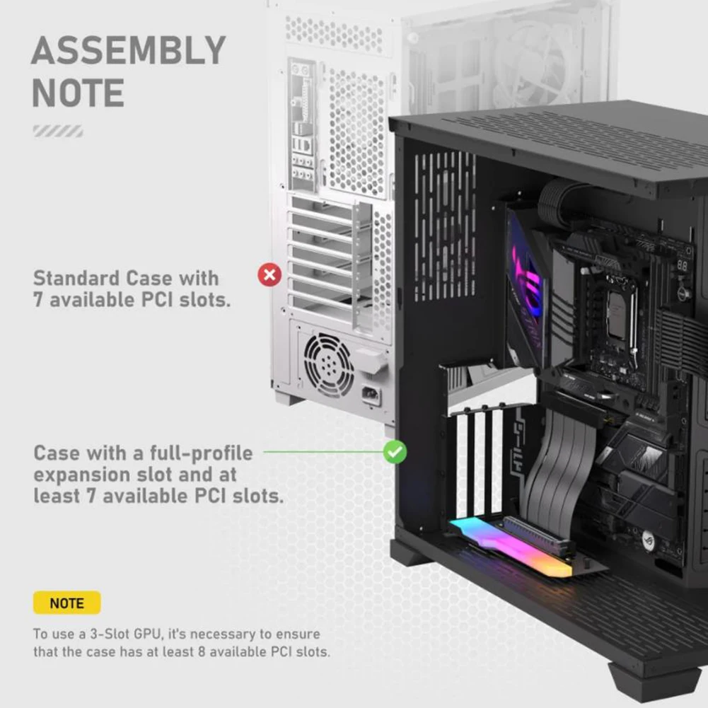 Imagem -04 - Suporte de Montagem Vertical Gpu Suporte Gráfico 15cm Cabo de Elevação Pci-e 4.0x16 Ângulo Direito 90 Graus Montagem Gpu para pc