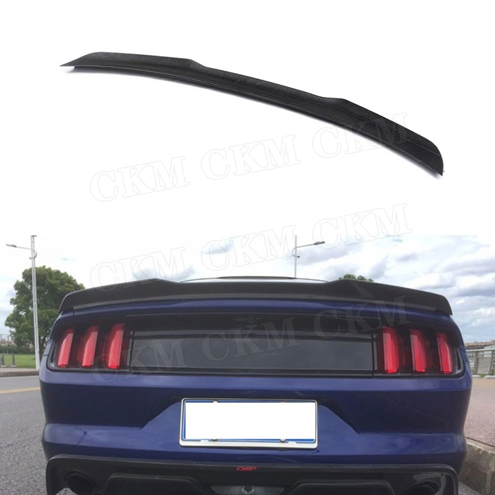 

Спойлер на заднее крыло из углеродного волокна, комплекты кузова для Ford Mustang GT Coupe 2015-2017, задняя крышка багажника, спойлер на крыло