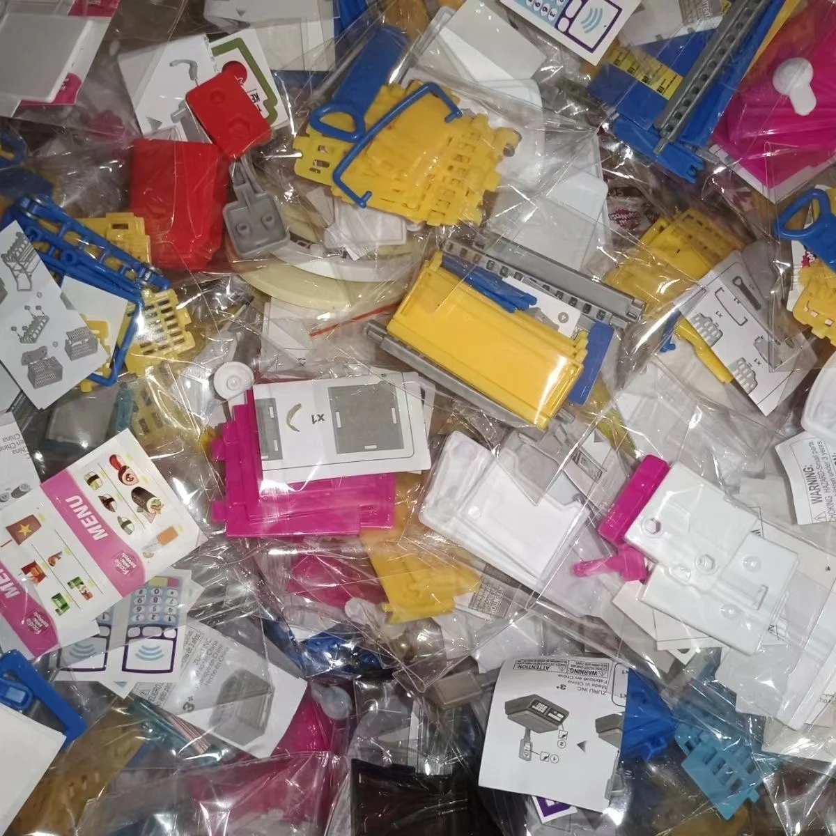 mini Supermarket shopping baskets shelves cash registers Mini Fake Toys carton style Mini Brand Fun Gadgets Boys and Girls