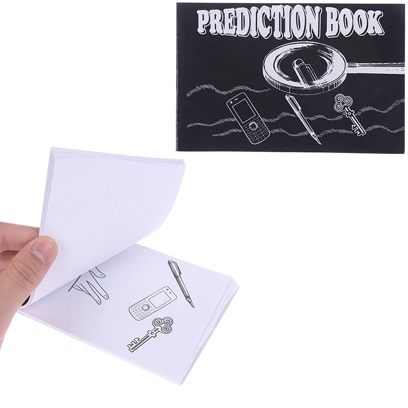 1pcs Prediction Book Magic Trick Magic Props Gimmick Stage Close Up Fire Comedy Accessories Children Beginners Primary Tricks