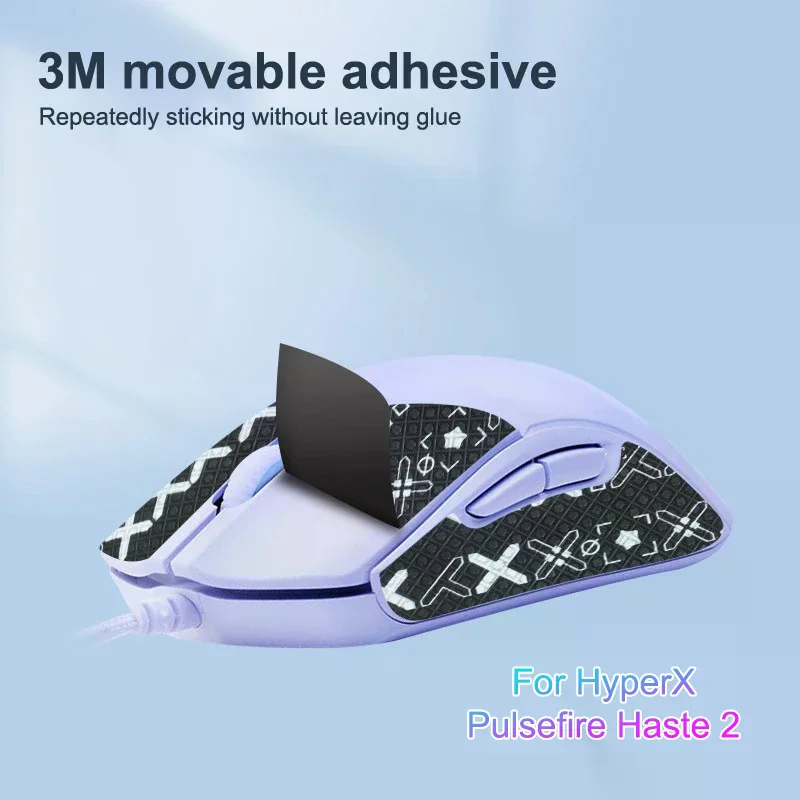 Anti-slip Gaming Mouse Sticker for Hyperx Pulsefire Haste 2 Wired Wireless Mouse Pc Computer Desktop Gamer Accessories