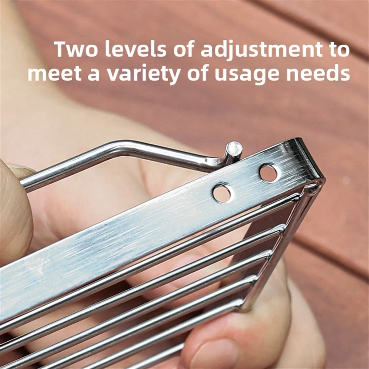 

Портативный набор плиты из нержавеющей стали — складная подставка для кастрюль и поднос для гриля для барбекю — мини-посуда для кемпинга с кронштейном для чайника