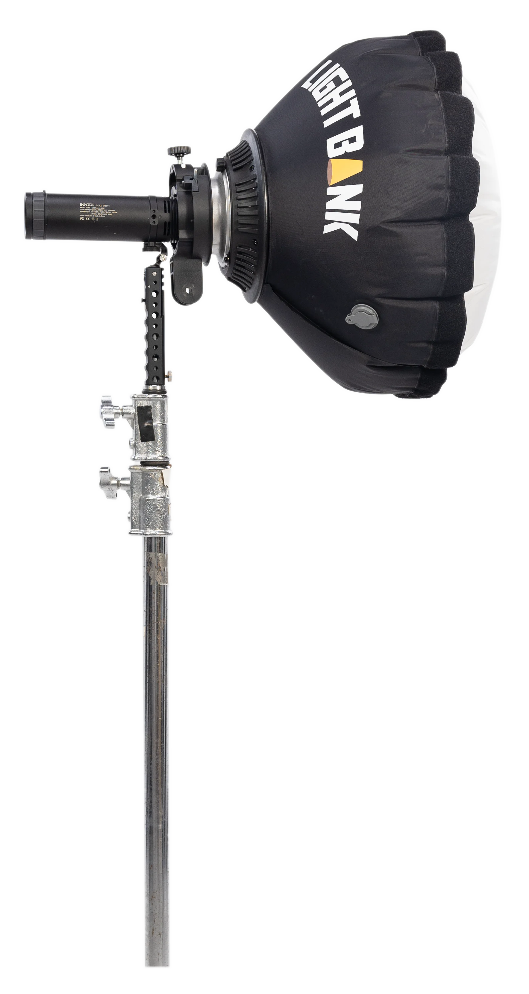 Flynoodle Air Tube Pro 60 فانوس قابل للنفخ سوفت بوكس لغطاء قياسي 135 مم لـ Nanlite ZHIYUN Godox INKEE LATZZ مصباح فيديو