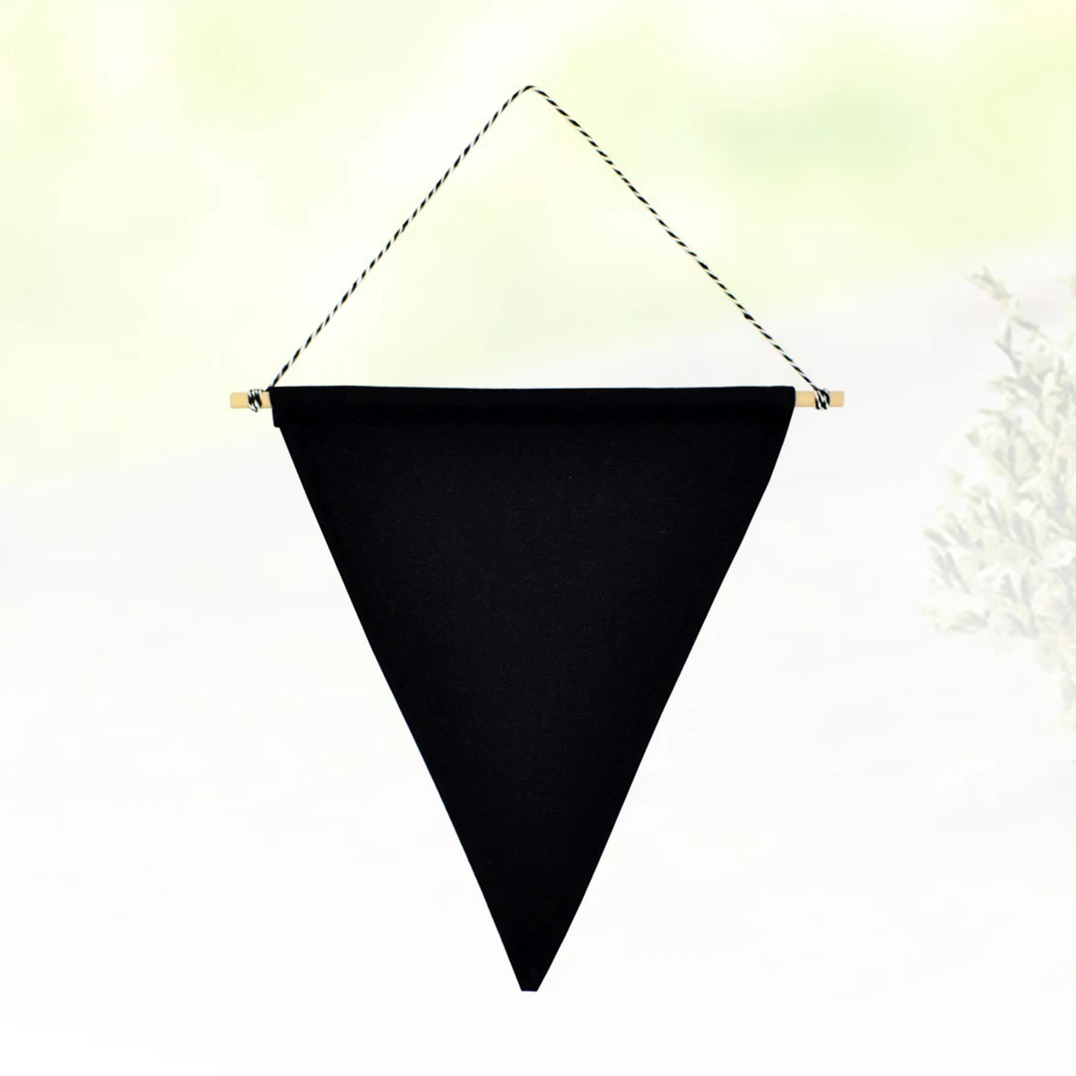 

2 Pcs Hanging Badge Banner Pennant for Brooch Pin Wall Display Decorations Bamboo