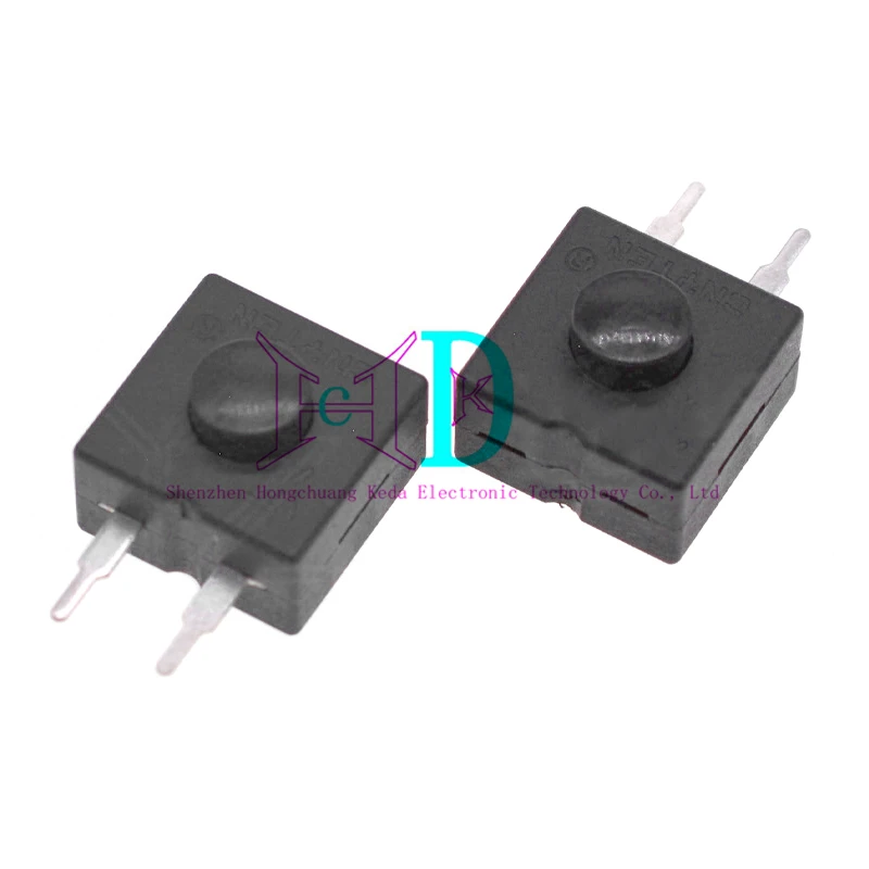 10pcs Button Switch 12 * 12MM Strong Light Flashlight Micro Button Switch 1212-112WD Self-Locking One On One Off