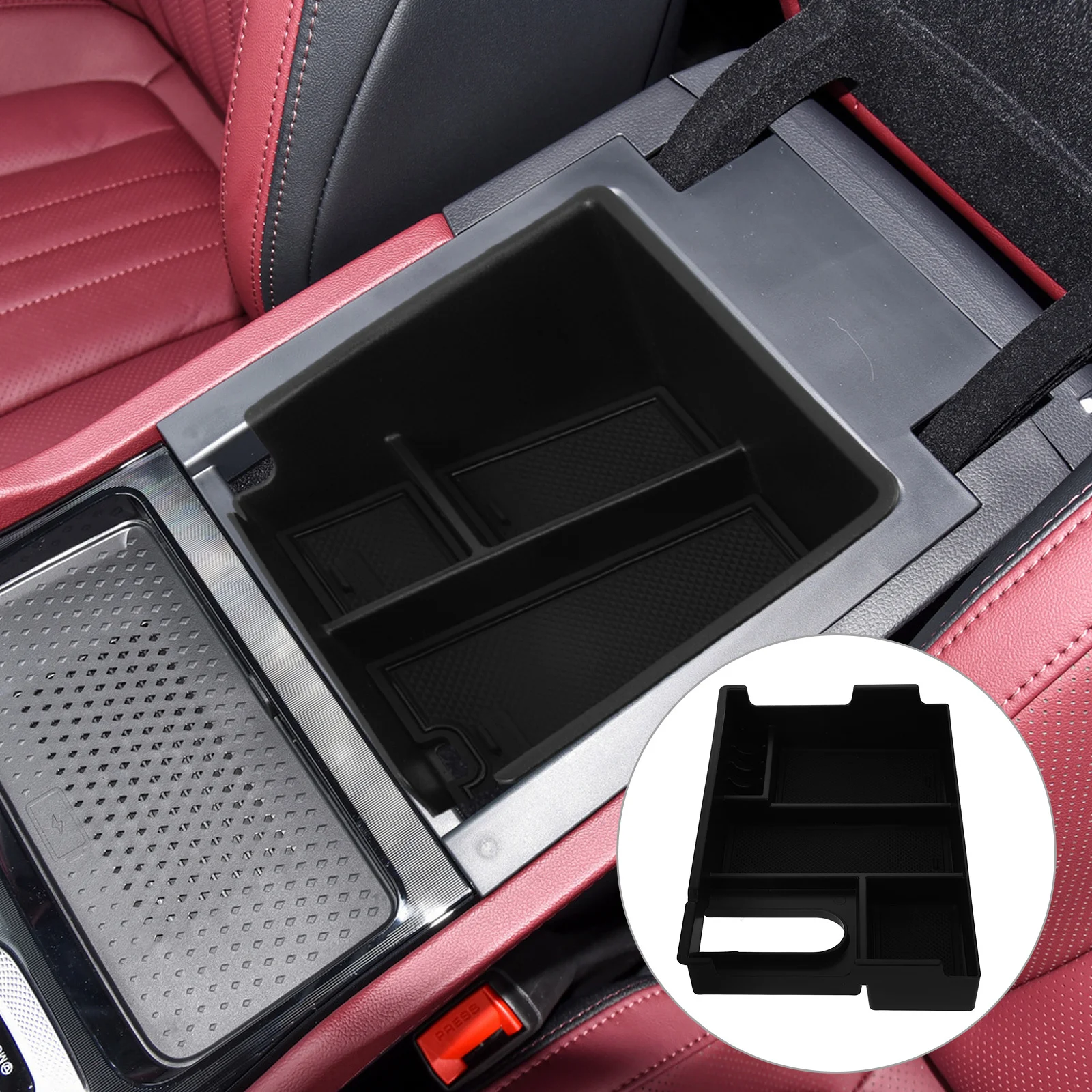 

Car Dashboard Storage Box Large Capacity Central Console Organizer Vehicle Dashboard Organizer Tray Car Accessories