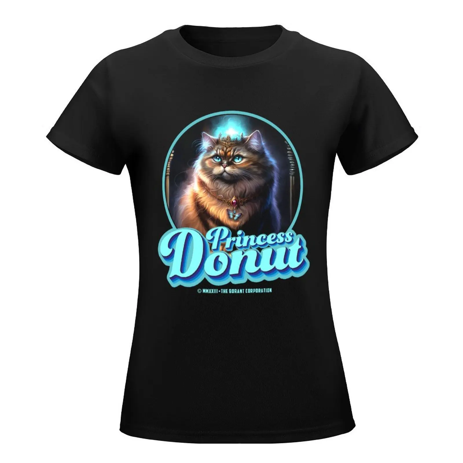 Princess Donut (For Black Shirts) T-Shirt tees Female clothing lady clothes anime clothes T-shirts for Women