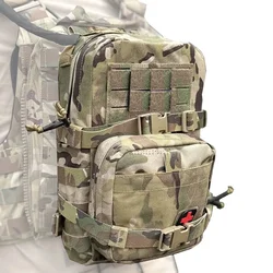 Mini sac d'hydratation Dul2 en 1, petit pack d'hydratation MOLLE, Rip Away IFAK, poudres médicales, patch temporel, sac de chasse