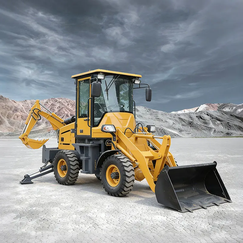 

Factory Direct 4x4 Diesel Backhoe Loader with Front Bucket for Construction Site Backhoe Loader