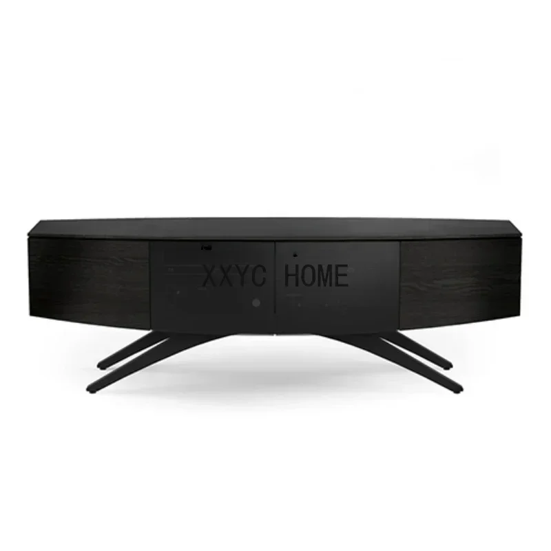 

Тумба-комод для гостиной, мебель для фоновой стены, черный дуб, тумба под ТВ в скандинавском стиле, новый китайский стиль