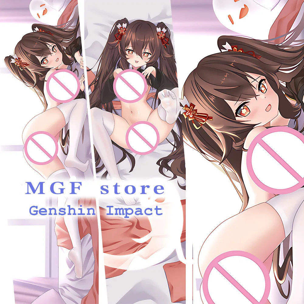 

Genshin Impact Hu Tao Body Pillow Case Dakimakura Anime Cute Otaku Bed Cushion Cover Game Character Theme Cosplay Pillowcase